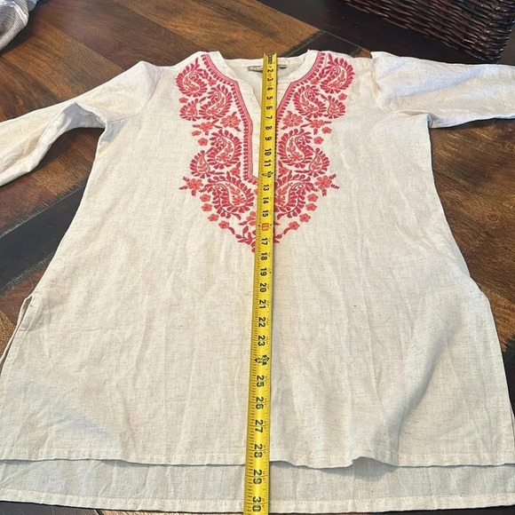 Embroidered summer shirt size S - Picture 7 of 8